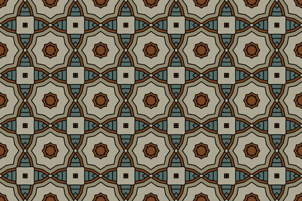 floral pattern, tile pattern, vintage tile pattern, background, wallpaper, floral tile pattern