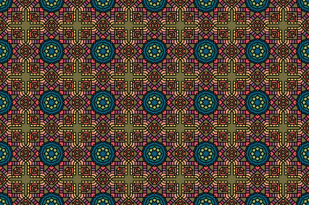 floral pattern, tile pattern, vintage tile pattern, background, wallpaper, floral tile pattern